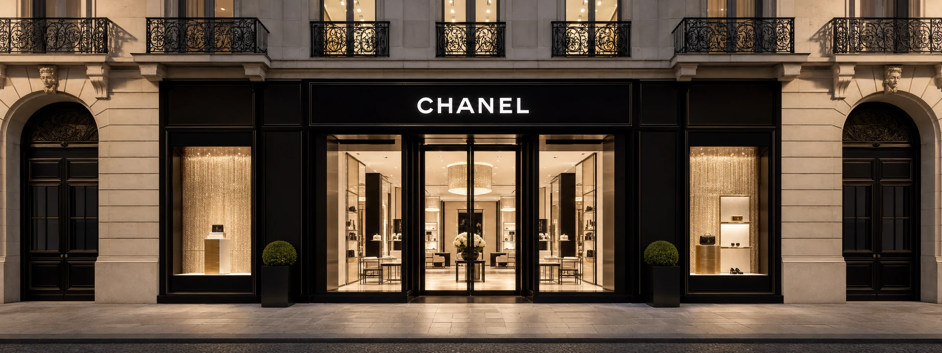 Chanel flagship boutique storefront