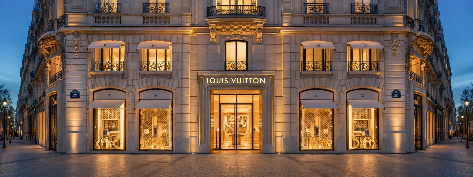 Louis Vuitton flagship boutique storefront